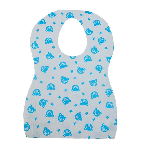 China High Quality Individual Package Waterproof Disposable Baby Bibs in Feeding Manufacturer