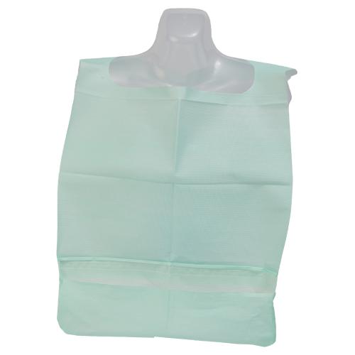 China Adult Disposable Bibs with Pocket - Waterproof Paper with PE Material Manufacturer