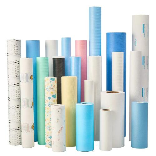 China Disposable Paper Sheet Ultrasonic Examination Bed Sheet Roll Couch Roll Medical Bed Paper Medical Roll Manufacturer