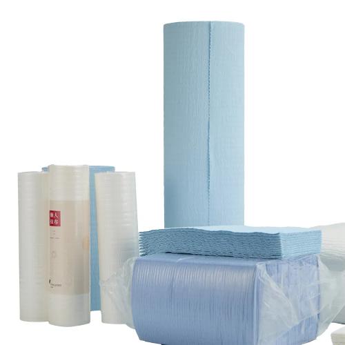 China High Strength Oil Absorption Scrim Reinforced Industrial Paper Wipes Roll for Industrial Cleaning Manufacturer