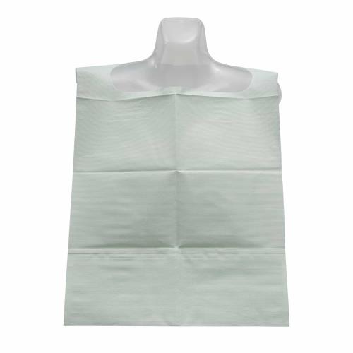 China Catering Commercial Disposable Waterproof Bib, Multi-Color Paper+PE Film Disposable Bib for Restaurant, Banquet & Daily Dining Manufacturer