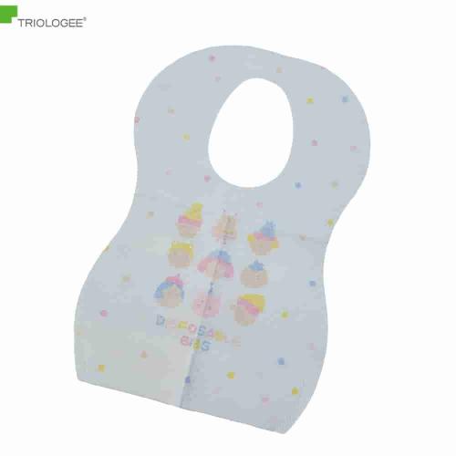 China Medical Care Disposable Bib, Class I Medical Device CE Certified Paper+PE Film with Pocket for Clinical Nursing & Home Health Use Manufacturer