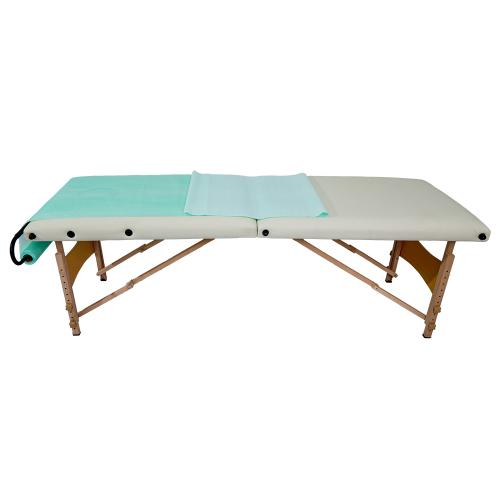 China Hospital Outpatient Hand Hygiene Disposable Bed Sheet Roll, CE Certified PP+PE Non-Woven Wipe for Medical Staff Manufacturer