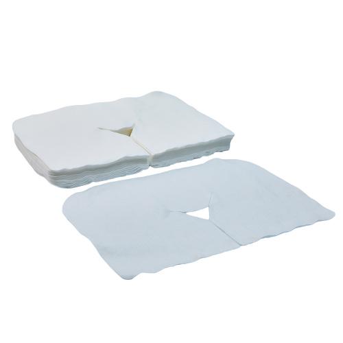 China Disposable Non Woven Headrest Covers Spa Massage Table Face Cradle Pillow Protectors Hygienic Chair Sheets Manufacturer