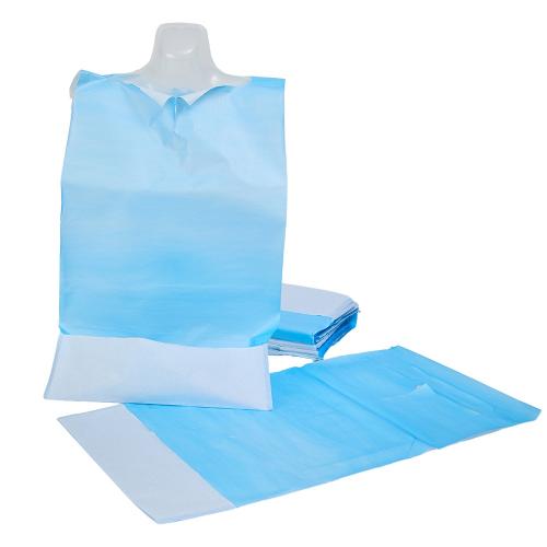 Disposable Adult Feeding Bibs;Waterproof Adult Bibs;Paper PE Disposable Bibs;Adult Bibs with Pocket;Elderly Care Bibs;Disposable Patient Bibs