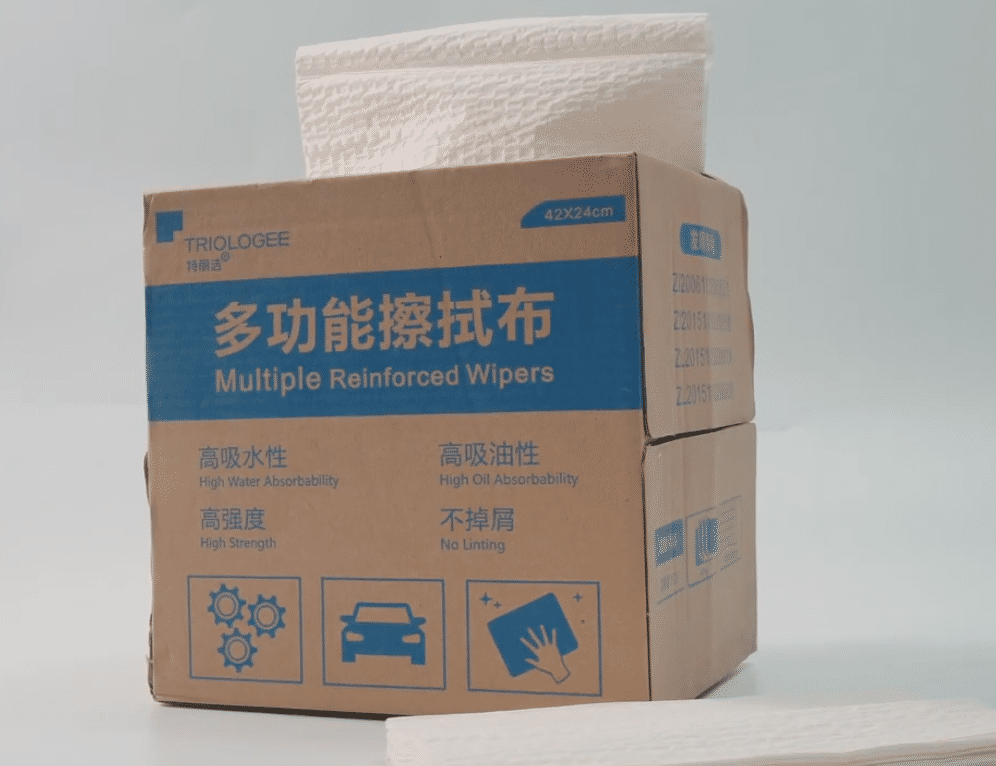 4 Ply Scrim Reinforced Paper Industrial Multi-Purpose Cleaning Wiping Paper