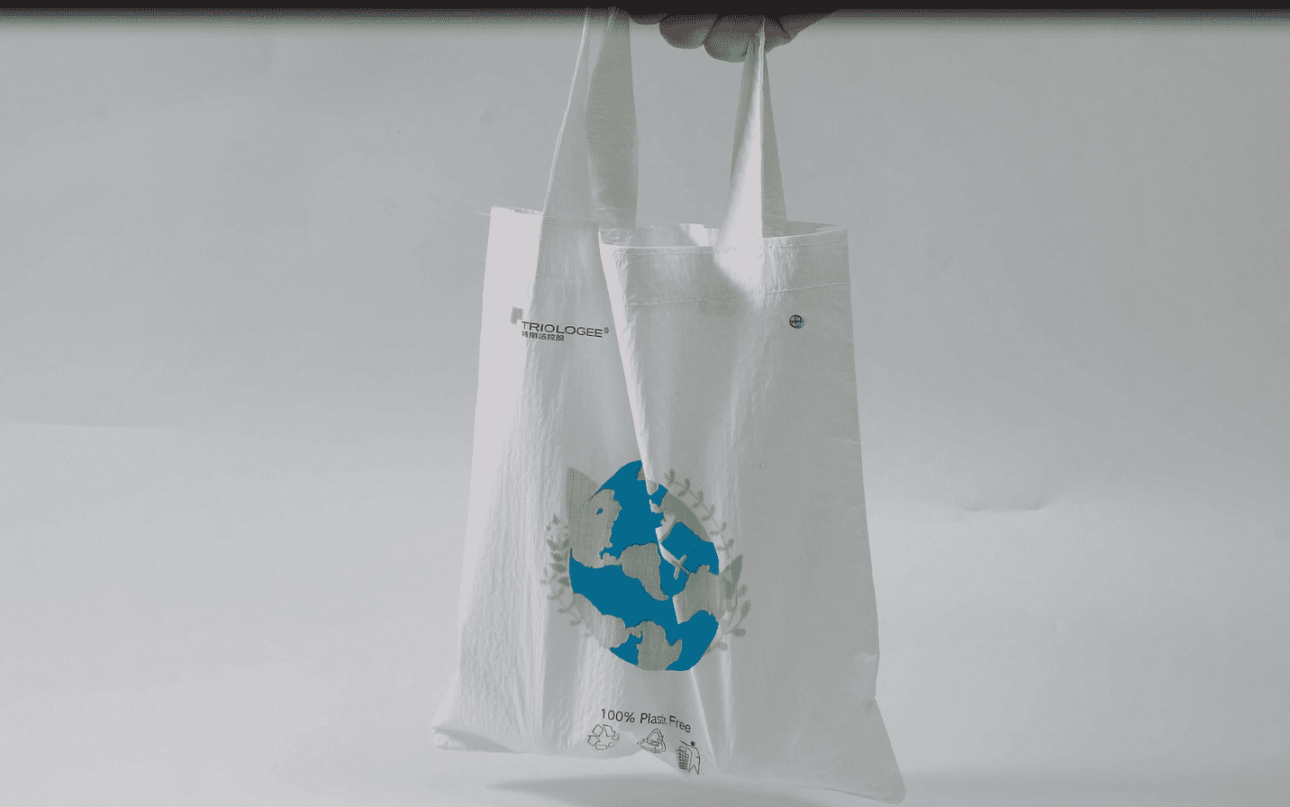 Pinted Package Scrim Paper Raw Material Manufacturer Recycle Bag Environmental Bag Material